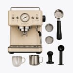 coffee maker warm white set