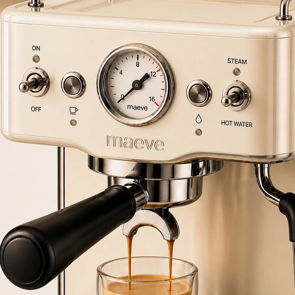 coffee maker warm white zoom