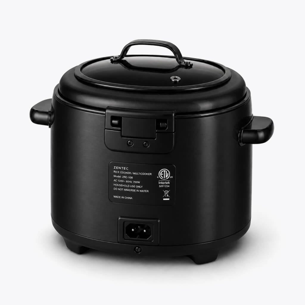 multi cooker midnight black back