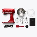 standing mixer red set